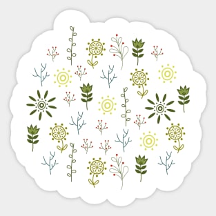 Spring Herbs Sticker